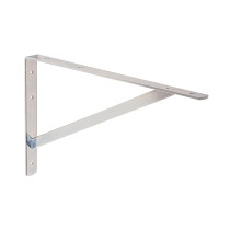Ménsula reforzada de acero, galvanizada, 10 x 16", FIERO