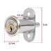 Cerradura para mueble, modelo 20, cromo, HERMEX