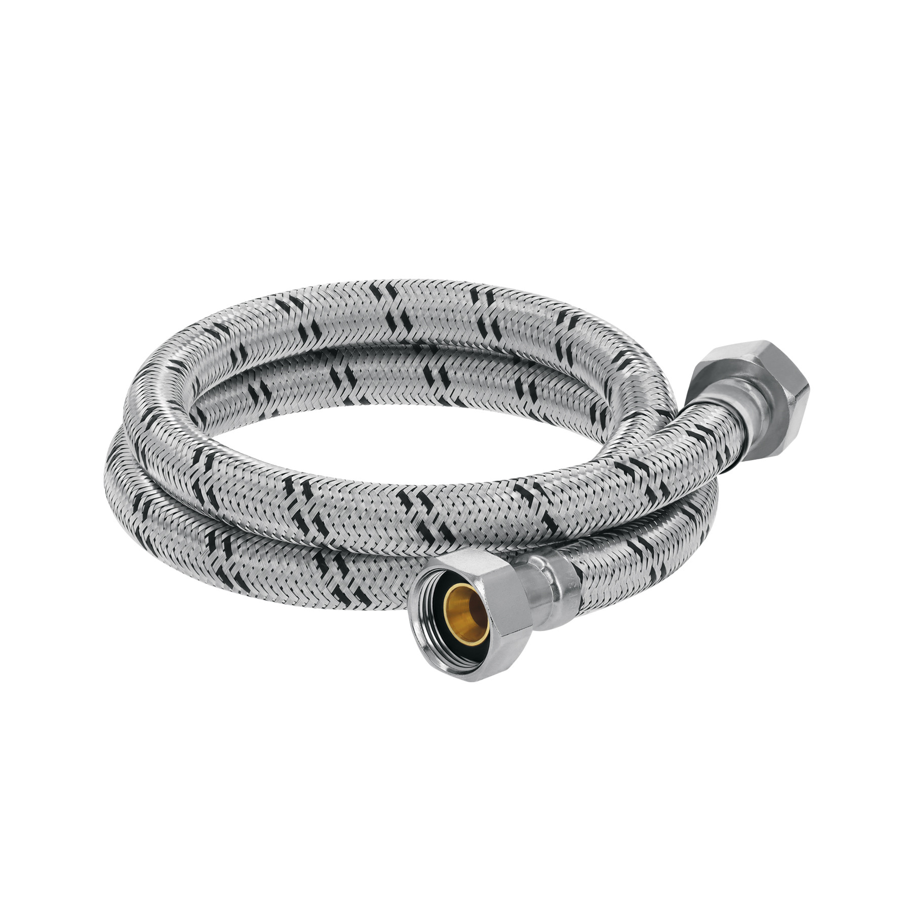 Manguera para boiler, acero inox. 3/4"H x 3/4"H, 100 cm