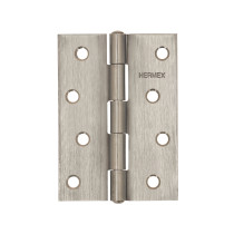 Bisagra rectangular 4" acero inoxidable, HERMEX