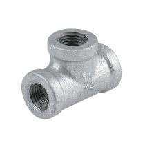 Tee sencilla acero galvanizado 1/4", FOSET