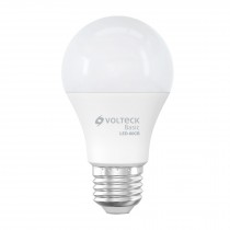 Lámpara de LED tipo bulbo A19 8 W, luz cálida, caja, Basic