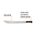 Machete estándar 20" cacha negra inyectada, TRUPER