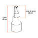 Juego de 7 dados cuadro 3/8" punta torx, TRUPER