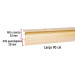 Guardapolvo automático 90 cm dorado, HERMEX