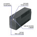 No Break 900 VA / 480 W con 8 contactos, VOLTECK