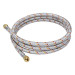 Manguera para gas, aluminio, 5/16" flare, 200cm, FOSET BASIC