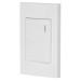 Placa armada 1 interruptor, 3 módulos, Española, blanco