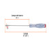 Desarmador plano de golpe 1/4" x 6", TRUPER EXPERT