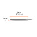 Lima plana bastarda 10", TRUPER