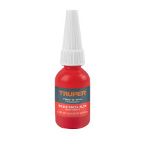 Fijador de roscas, permanente, 10 ml, rojo, Truper