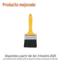 Brocha uso general de 3" con mango de plástico, PRETUL