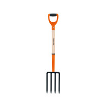 Bieldo para jardín, 4 dientes, mgo 29", puño "Y", TRUPER