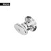 Llave ang. doble salida 1/2", multivuelta, roscable, FOSET