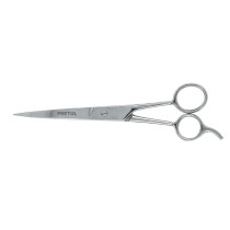 Tijera 7-1/2" acero inox con gancho, para estilista, PRETUL