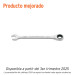Llave combinada con matraca 12 mm x 166 mm largo, EXPERT