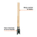Cavador mangos de madera 48", TRUPER EXPERT