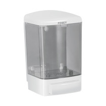 Dosificador para jabón líquido, blanco, FOSET BASIC
