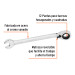 Llave combinada matraca reversible 12mmx168 mm largo, EXPERT