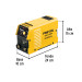 Mini soldadora inversora 100A, 127 V, Serie 300, PRETUL