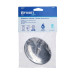 Regadera redonda 3-1/2", metálica, sin brazo, cromo, AQUA