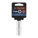 Dado largo de 11 mm, 6 puntas, cuadro 1/4", TRUPER