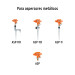 Estaca metálica universal 8" dos vías, para aspersor, TRUPER