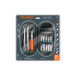 Juego de exactos profesional con 13 cuchillas,estuche,TRUPER