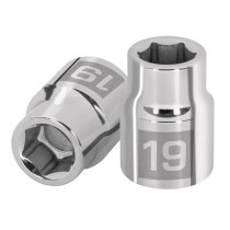 Dado de 19 mm, 6 puntas, cuadro 3/4", TRUPER