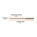 Broca SDS Plus 1/4 x 6", TRUPER