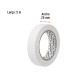 Rollo de 5m de cinta antiderrapante blanca 25mm con abrasivo