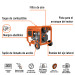 Generador portátil 6 kW motor a diesel, TRUPER