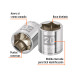 Dado de 20 mm, 6 puntas, cuadro 3/8", TRUPER