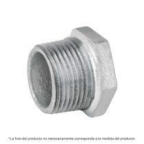 Reducción bushing acero galvanizado 2x1", FOSET