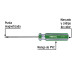 Desarmador punta Torx T 15 mango de PVC, PRETUL
