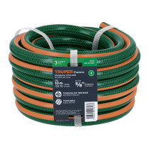 Manguera de jardín 5/8", 3 capas, 10m, sin conexiones TRUPER