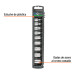 Juego de 9 dados cuadro 3/8" torx, TRUPER