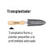 Trasplantador para jardín, mango de 6", TRUPER
