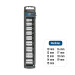 Juego de 9 dados cuadro 3/8" mm, TRUPER