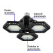 Luminario LED 50W 6500K con 3 paneles abatibles, VOLTECK