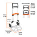 Diablo de carga, plegable de aluminio, 200 kg, TRUPER EXPERT