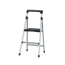 Escalerilla tubular plegable, 2 peldaños, aluminio, TRUPER
