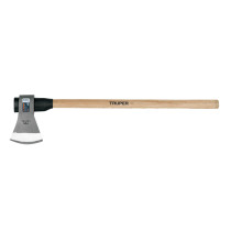 Hacha labor entera 4 lb, mango de madera 36", TRUPER