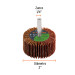 Rueda flap de 2", grano 60, TRUPER