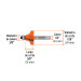 Broca para router, redondeado con moldura, 1-1/8" con balero