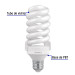 Pack 4 lámparas espiral T4 28 W luz de día, caja, VOLTECK
