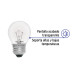 Foco incandescente 25W para horno/refrigerador, transparente