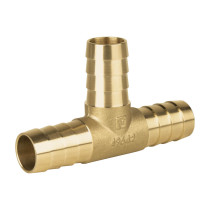 Tee inserción macho latón 3/4" para manguera, FOSET