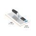 Llana 11" canto recto, 6 remaches, mango Comfort Grip,TRUPER