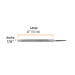 Lima triangular 6" para machete, 34 dpp, TRUPER